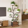 Mondeer Pflanzenregal 160cm, mit LED-Lampe, 9 Etagen & 2 Produktbild-Vorschau 2