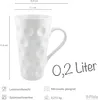 Dubbetasse weiß 0,2 L ohne Aufdruck (durchgedubbt) - Produktbild-Vorschau 3