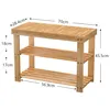 Schuhregal Schuhbank Schuhschrank Schuhablage Holz mit Produktbild-Vorschau 4