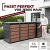 Mülltonnenbox 4er Holzdekor, 120L bis 240L, für Vier Produktbild-Vorschau 5