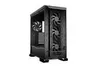 A black computer case with multiple fans is shown against a white background. Produktbild-Vorschau