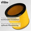 VHBW 888102486, Filter, Schwarz, Bosch, Bosch GAS 12-30 F Produktbild-Vorschau 6