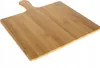 A square wooden cutting board with a handle, shown at an angle on a white background. Podgląd zdjęcia produktu