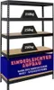 Schwerlastregal Rivet | HxBxT 180x120x45 cm | Fachlast Produktbild-Vorschau 1