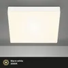 Briloner LED Deckenleuchte Wandlampe Flame Weiß 21W 2000lm Produktbild-Vorschau 1