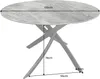 riess-ambiente Runder Esstisch ALPINE 120cm taupe Keramik Produktbild-Vorschau 12