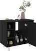 vidaXL Badezimmerschrank Schwarz 60x32x53,5 cm Produktbild-Vorschau 4
