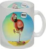 Mist Glas Tasse mit Flamingo Motiv Produktbild-Vorschau 1