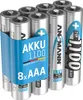 ANSMANN Akku AAA, 8 Stück Typ 1100 mAh (min. 1050 mAh) NiMH Produktbild-Vorschau 1