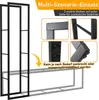 Ikodm houtrek voor open haard, 150 x 40 x 25 cm, ijzer, Productafbeelding-voorbeeld 5