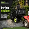 Rasentraktor Anhänger Kippanhänger 300 kg kippbar mit Produktbild-Vorschau 8