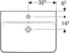 Geberit Renova Plan WT, 65x48cm, mHL, mÜL, weiß, 1 Stk. Produktbild-Vorschau 8