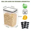 Theo&Cleo Vorratsdosen mit Deckel luftdicht, 9 Stück je 2L, Produktbild-Vorschau 2