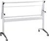 A white metal stand with wheels on a white background. Anteprima dell’immagine prodotto