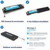 BRAINZAP M.2 M2 NGFF NVMe + SATA III Externes SSD Gehäuse Produktbild-Vorschau 6