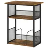 VASAGLE Plattenspieler Regal, HiFi Rack mit Schallplatten Produktbild-Vorschau 4