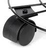 Vilde | Sottovaso con ruote in metallo nero 30 cm - Base Anteprima dell’immagine prodotto 5