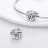 Charms Silber Anhänger Herz mit Zirkonia Beads für DIY Produktbild-Vorschau 2