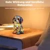 Hunde-Nachtlicht aus Kunstharz, Niedliche Hundelampe Produktbild-Vorschau 4