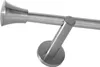 Gardinenstange Set Edelstahl Look Metall Ø 16mm zur Produktbild-Vorschau 1