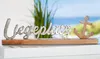 GILDE Schriftzug, "Liegeplatz", Aluminium, Mangoholz, Produktbild-Vorschau 1