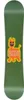 A green snowboard with an orange cartoon dog graphic and the word RIDE on it. Anteprima dell’immagine prodotto