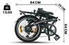Licorne Bike Phoenix 2D, 20" hliníkový skladací bicykel, Náhľad obrázku produktu 6