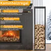 Ikodm houtrek voor open haard, 150 x 40 x 25 cm, ijzer, Productafbeelding-voorbeeld 3