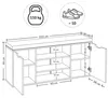 Schuhschrank mit Sitzfläche PORTA, 103 x 30 x 46 cm Produktbild-Vorschau 11