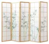 Homestyle4u Paravent Raumteiler 5 teilig Holz Natur Produktbild-Vorschau 13