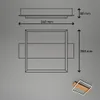 LED Deckenlampe Holz Deckenleuchte Wohnzimmer Schlafzimmer Produktbild-Vorschau 6