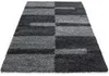 Moderner Hochflor-Teppich mit geometrischem Muster - Produktbild-Vorschau 2