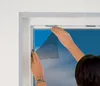 Fenster-Moskitonetz 100x100 cm – Schwarz – Polyester mit Produktbild-Vorschau 11