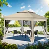 Clanmacy Gazebo pieghevole pop-up 3,3x3,3x2,7 m con Anteprima dell’immagine prodotto 10