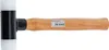 A soft-head hammer with a wooden handle is shown against a white background. Produktbild-Vorschau