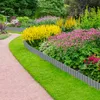 XMTECH 2,3m Palissade de jardin aspect bois, bordure de Voir les images du produit 10