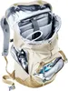 An open backpack with its contents visible. Anteprima dell’immagine prodotto