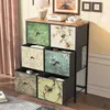 Commode rétro INONEFT avec 6 tiroirs, meuble de rangement Voir les images du produit 7
