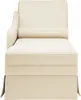 vidaXL Chaise longue con bolster e bracciolo destro Lino Anteprima dell’immagine prodotto 3