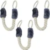 Relaxdays Türkordel 3er Set, Türstopper Klinke, 60 cm lang, Produktbild-Vorschau 1