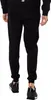 A person wearing black sweatpants and sneakers, viewed from the back. Produktbild-Vorschau
