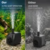 Mini-waterpomp, dompelbaar, 10 W, 600 l/u, aquariumpomp met Productafbeelding-voorbeeld 5