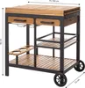 Dehner Servierwagen Liverpool, rollbar, mit Produktbild-Vorschau 5
