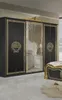 Barock Schlafzimmer Set Vilma in Schwarz / Gold Produktbild-Vorschau 3
