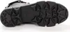 The underside of a black boot sole. Produktbild-Vorschau