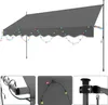 Jayseuw tenda a morsetto con LED 400x120cm Tenda da sole Anteprima dell’immagine prodotto 1