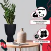 KOTARBAU® 2er Set Blumentopf ⌀ 18cm Orchideentopf Übertopf Produktbild-Vorschau 8