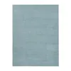 A plain, light blue rug is shown from a top-down perspective against a white background. Produktbild-Vorschau