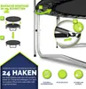 KIDUKU Trampolin Abdeckung Ø427 cm - Schwarz Regenplane Produktbild-Vorschau 2