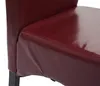 Jídelní židle Latina, kuchyňská židle, kůže  červená, tmavé Náhled obrázku produktu 5
